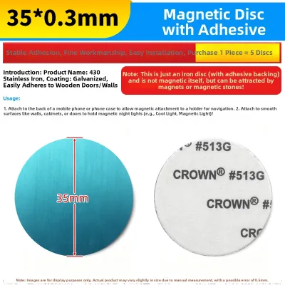 Risym | Magnetic Mount Metal Plate Thin