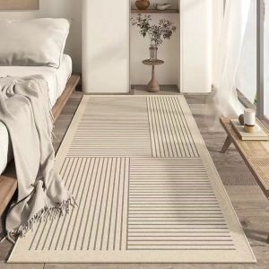 VIKAMA Wabi Sabi Hình Học Đường Thảm Nhẹ Chống Trơn Trượt Phòng Ngủ Đầu Giường Nổi Cửa Sổ Thảm Nhà Trang Trí Trong Nhà Thảm