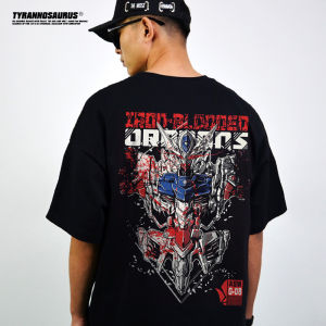 Japanese Style Anime Tide Mobile Warrior Gundam Baratos GANSO Unicorn Pure Cotton Mens and Womens Short-Sleeved T-shirt Loose