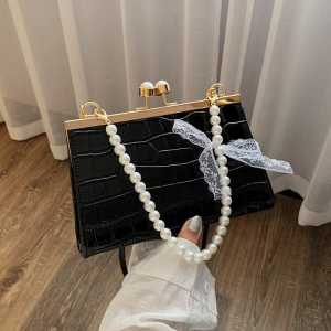 TAS SELEMPANG WANITA IMPORT/SHOULDER BAG/TAS TALI MUTIARA IMPORT DANDBAG