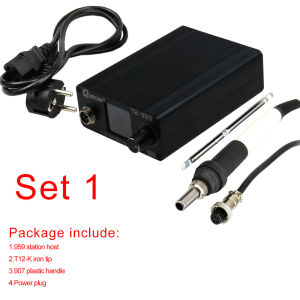 T12-959 V5.1 Soldering Station Electronic Soldering iron OLED bigger Digital display and 5pin 907 handle iron tip
