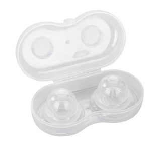 2PCS Female Silicone Nipple Aspirator Puller Retraction Pump Sucker Teat Massager Corrector Portable Women Nipple Orthotics