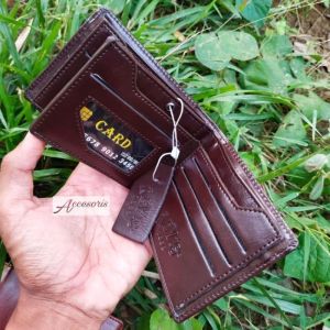 New: Dompet Kulit Pria Lipat 4 Ruang/Dompet kulit Asli pria Termurah Cod