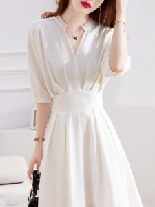 Elegant French Design Spring Dress 3/4 Sleeve Fitted