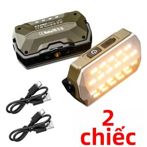 BALDR | Đèn Lồng Cắm Trại LED Có Thể Sạc Lại Với Nam Châm Mạnh Đèn Khẩn Cấp Di Động Dùng Cho Công Việc Sửa Chữa Ngoài Trời Thời Lượng Pin Siêu Dài