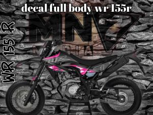 0155 decals sticker yamaha WR 155R (BISA CUSTOM)