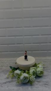 MEJA PUTAR MUSIC / MEJA PUTAR CAKE / MEJA PUTAR 11.5CM / TATAKAN CAKE PUTAR