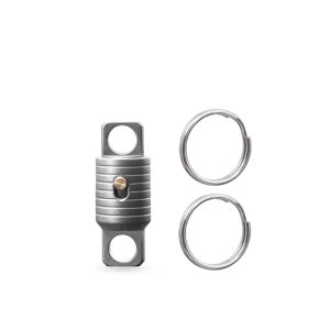 Titanium Alloy Keychain Double Headed Mini lock Buckle Removable Portable Outdoor Mountaineering Buckle EDC Tool