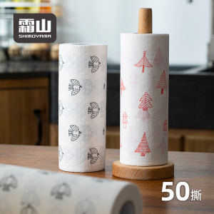 Shimoyma Washable Kitchen Towel Disposable Dishwashing Cloth Absorbent Oil Absorbing Paper Roll Lazy Persons Cleaning Tool