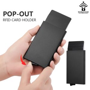QuXis 2023: Aluminum Alloy Pop-Up Wallet & RFID ID Card Holder
