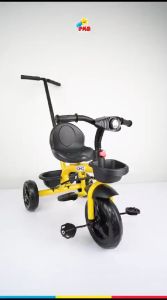Sepeda Roda Tiga PMB IORA T28 Musik Lampu Ban EVA Tongkat Dorong Tricycle