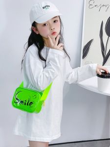 Summer New Fashion Children Smile Face Single Shoulder Bag