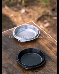 Campingmoon DEEP Shera Bowl Lid Portable Lightweight Multipurpose Picnic Plate Deep Dipping Dry Dish Steamer Lid Cutlery Outdoor Cookware Camping