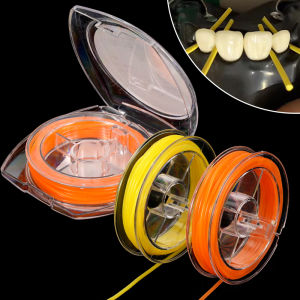 Dental Rubber Dam Stabilizing Cord 2.1m/Dia 1.8mm Medium Elastic Wedge Line Oral Barriers Sheet Clamp Dentistry Material