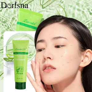 Dorisna 60g Exfoliating Aloe Vera Gel Deep Cleansing Exfoliant Gentle Facial Body Exfoliator