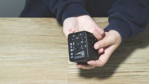 Universal Compact Travel Adapter Fast Charge Plug with USB type C ports