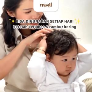 Moell Nourish Hair Everyday - Hair Lotion | Merangsang Pertumbuhan Rambut Bayi (Natural Organic)