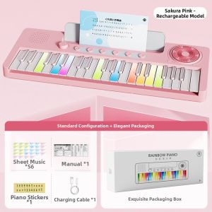 Borledor | Beginner Electronic Piano Toy 37 Keys