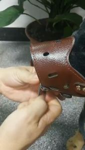 (RỌ DA) RỌ MÕM CHÓ CHẤT LIỆU DA BỀN BỈ CAO CẤP CHỐNG CẮN PHÁ CHỐNG SỦA