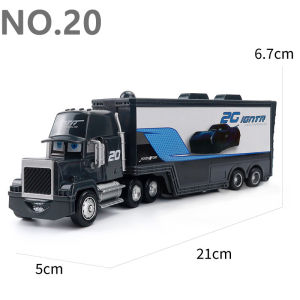 Takara Tomy | Cars Hauler Lightning McQueen Jackson Storm Daniel Swervez Chick Hicks Hauler Alloy Diecast Model Toy Truck
