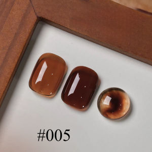 1-12pcs WS Christmas Nail Ice Transparent Tortoise Amber Gel Nail Polish Popular Whitening Brown Orange Nail Salon Nail Supplies