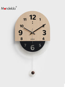 Mandelda Fashion Art Clock Wall Decor Simple Creative Living Room Hanging Clock Modern Acrylic Disk Battery Powered Home Decor