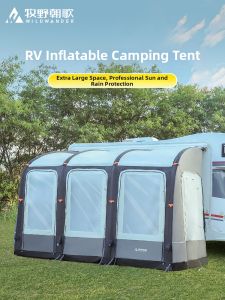 MUYECHAOGE | RV Side Inflatable Tent 5-8 Persons Waterproof Sunshade