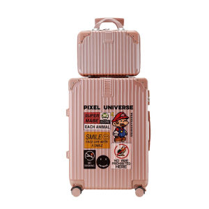 New 20"22"24"26 Inch Womens Carry-on ABS+PC Travel Suitcase With Silent Wheels Trolley Rolling Luggage Bag Check-in Case Baggage For Man Free Shipping