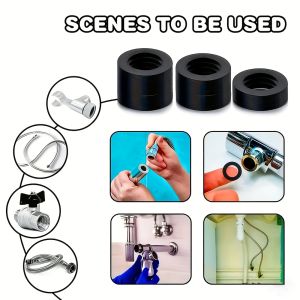 Universal 20pcs Rubber O-ring Plastic Gasket Sealing Gasket Suitable for Wave Tubes Shower Hoses Faucets Etc