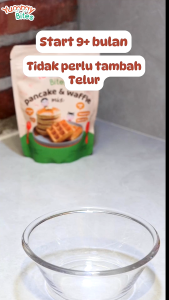 YUMMY BITES Pancake & Waffle Mix 130gr / Tepung Pancake MPASI Anak Bayi / YummyBites BANDUNG