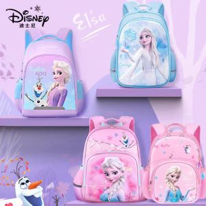 Lightweight Girls Backpack Elementary School Students Kindergarten Childrens Bookbag Princess Elsa Pattern K511 Model