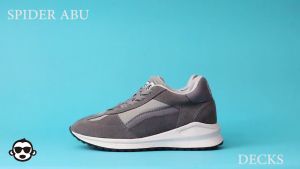 DECKS KIDS SEPATU ANAK SNEAKER ANAK LAKI-LAKI DK SPIDER GREY SIZE 26-35