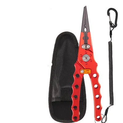Fishing Pliers Line Cutter Multifunctional Knot Aluminum Alloy Scissors Hook