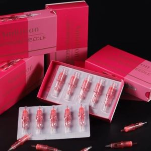 ตุ๊กผาแฟชั่นสำหรับคอนเทนเนอร์การเสริมจมูก SMP & Semi-Permanent Tattoo Cartridge Needles Micropigmentation Permanent Make-Up Eyebrows Eyeliner Lips Microblading