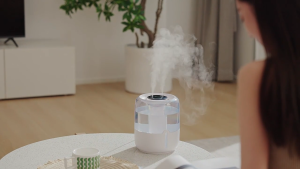 Rechargeable Humidifier For Room Purifier 3.8L Double Big Spray Air Purifier With Humidifier For Room 99.9% Antibacterial Diffuser Humidifier With Colorful Lights