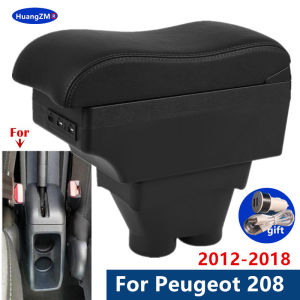 Car Armrest For Peugeot 208 Armrest box For Peugeot 208 2012-2018 Storage box Dedicated Retrofit parts Interior Car Accessories