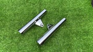 Cặp tay thỏ phuộc trước -inox xi ken -xe 67