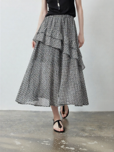 Toyouth | Chân Váy Tầng Vintage Hem Không Đối Xứng
