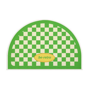 VIKAMA Summer Checkerboard Bathroom Absorbent Anti-slip Floor Mat Bathroom Mat Door Mat Bedroom Carpet Home Decoration