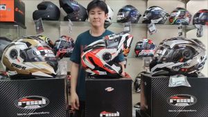 หมวกกันน็อคเต็มใบ หมวกกันน็อคเปิดคาง ยกหน้าคาง Real Helmets รุ่น Storm หลายสี หลายขนาด มีแว่นกันแดด จัดส่งไวทุกวัน