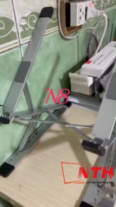 Giá đỡ Laptop kệ đỡ Laptop bằng nhôm 2 tầng 1tầng có thể chỉnh góc nhìn nâng chiều cao mẫu mới N8