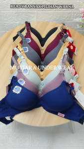 Bra Tanpa Kawat Sorex 17227 Bahan Katun Ukuran 34-40 Cup A-B / BH Katun Wanita Soft & Comfort