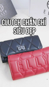 Túi clutch nữ cao cấp da thật ELLY - EC68