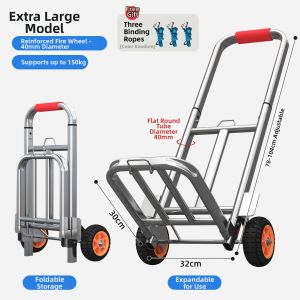 YIXUAN | Galvanized Foldable Trolley Cart