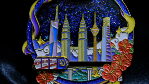 Ready Stock MALAYSIA Liquid Sand Fridge Magnet | Travel Souvenirs Kuala Lumpur Gift KLCC Decoration