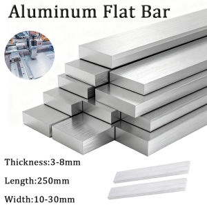 6061 Aluminium Flat Bar Plate Thickness 3mm 4mm 5mm 6mm 8mm Aluminum Alloy Sheet Square Rod Solids Rectangular Metal Strip