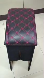 PVC ARMREST MYVI 2018 REDLINE (DIAMOND)