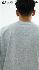 UNIFIT Mens Oversized T-Shirt Minimalist Relaxed Fit Basic Plain Tee UF07087
