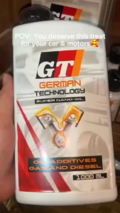 GT German Technology Oil Additive 250mL Engine Oil Treatment for Gas Diesel Car SUV Van