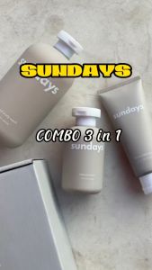 Combo chải chuốt Sundays Dung dịch vệ sinh nam hương nước hoa 150ml  & Sữa rửa mặt tạo bọt cho da dầu mụn nhạy cảm 80g